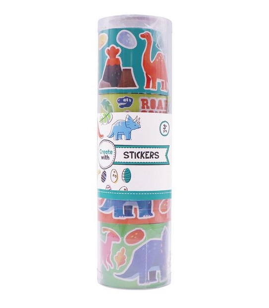 Sticker Tube - Dinosaur