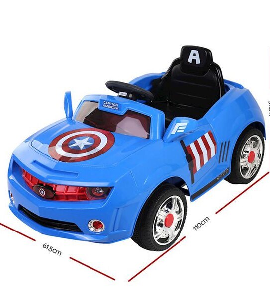 Marvel Captain America 6V Muscle Car