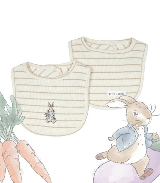 Peter Rabbit 2 Pack Bibs