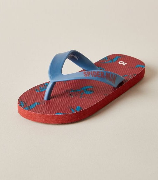 Kids Junior Spider-Man Recycled Thongs