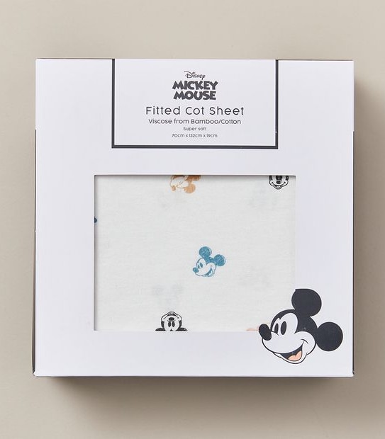 Disney Bamboo Fitted Cot Sheet