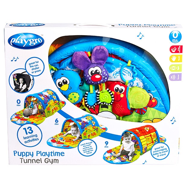 Playgro activity sales tunnel gym