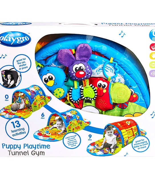 Playgro Puppy Playtime Tunnel Gym