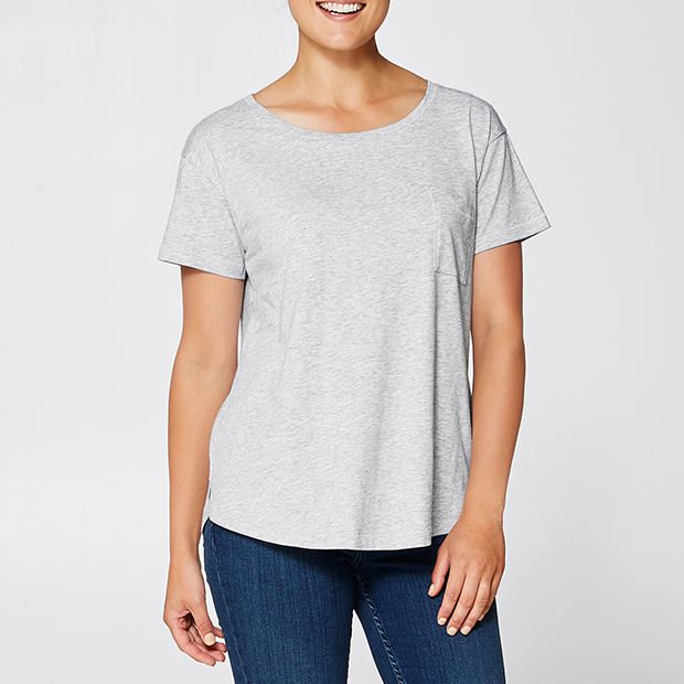 Australian Grown Cotton Relaxed Crew T-Shirt Australian Grown Cotton Relaxed Crew T-Shirt