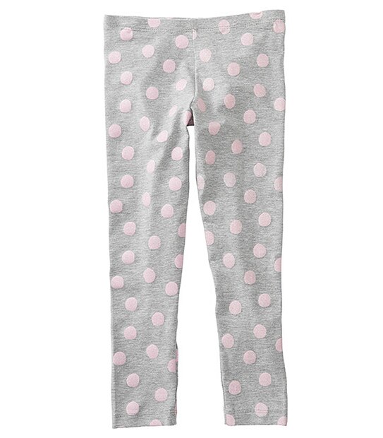 Full Length Glitter Spot Print Leggings