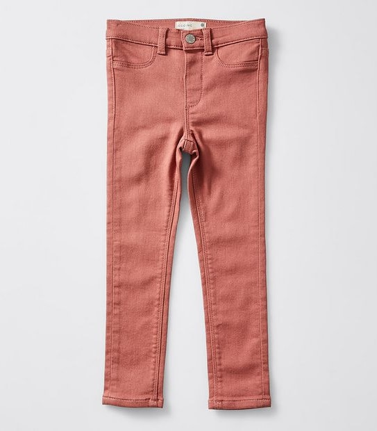 Ella Denim Jeggings - Pink