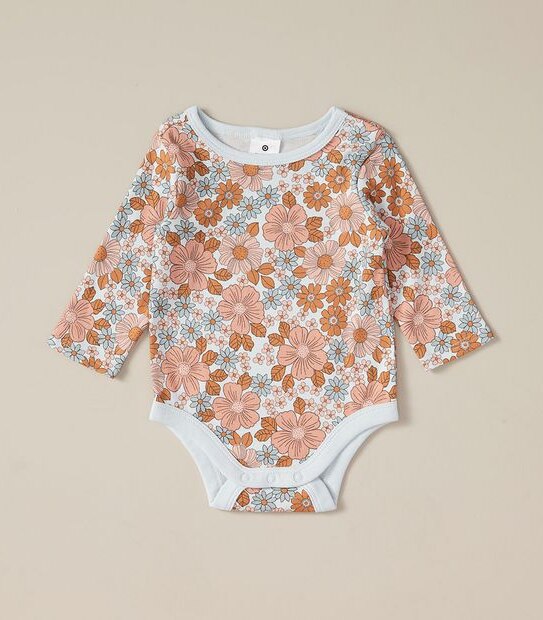 5 Pack Baby Organic Cotton Bodysuits