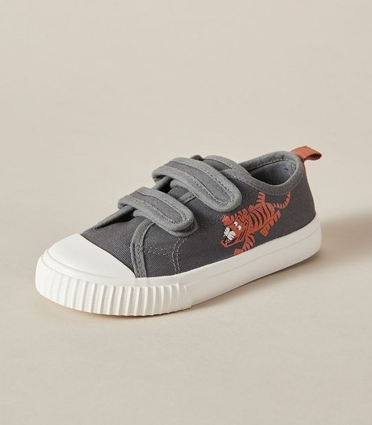 Kids Junior Double Strap Sneakers