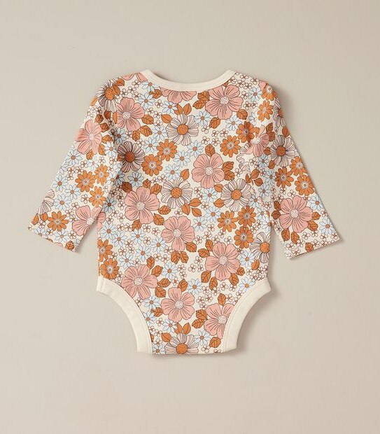 5 Pack Baby Organic Cotton Bodysuits
