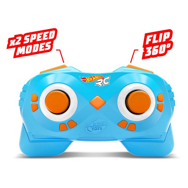 BLADEZ Hot Wheels Hawk 24 Racing Quad – Dron De Control Remoto Con Acrobacias, Luces LED Y Autohover – Multijugador Y Resistente – Edad 8+