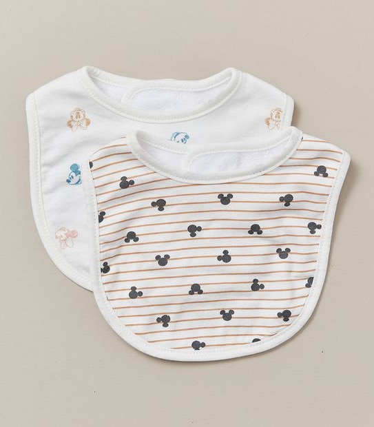 2 Pack Disney Bamboo Bibs