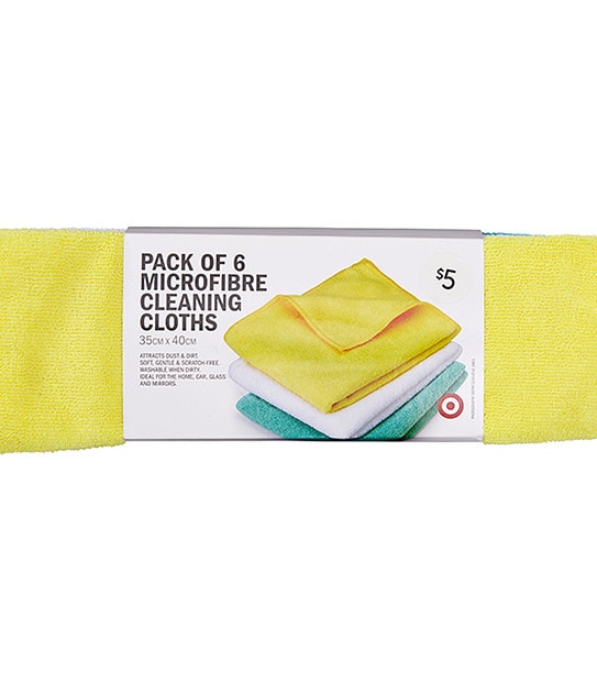 Pack of 6 Microfibre Cleaning Cloths