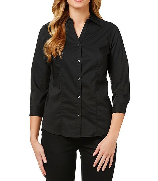 3/4 Sleeve Basic Shirt