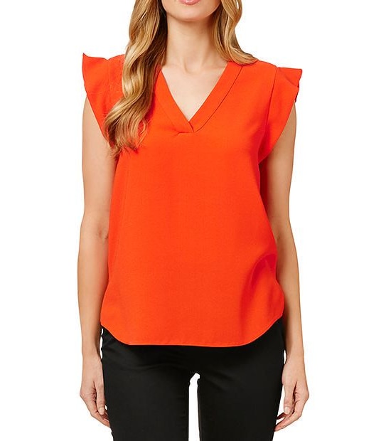 Flutter Sleeve Top