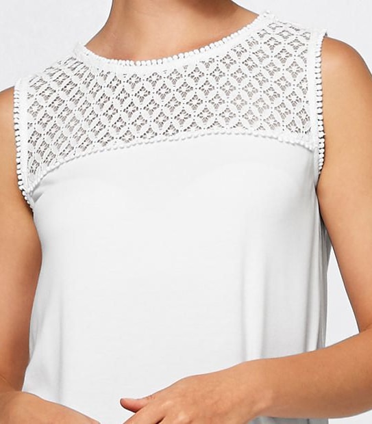 Joely Lace Mix Tank
