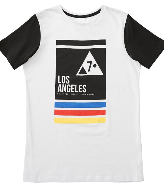 Short Sleeve Los Angeles Print T-Shirt