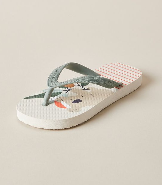 Kids Printed Recycled Thongs