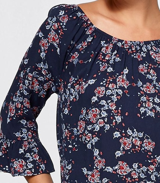Off Shoulder Fluted Sleeve Top 3 of 4