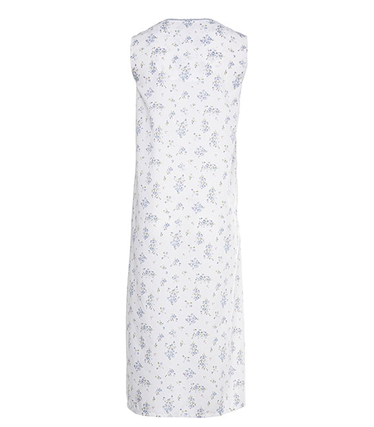 Traditional Nightie - Floral White