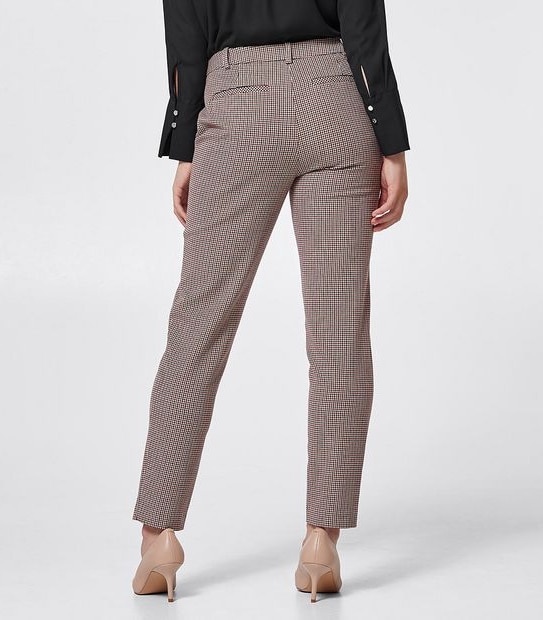 Preview Ankle Slim Pants - Cigar Check