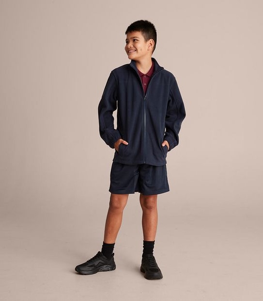 Polar Fleece School Jacket - Blue