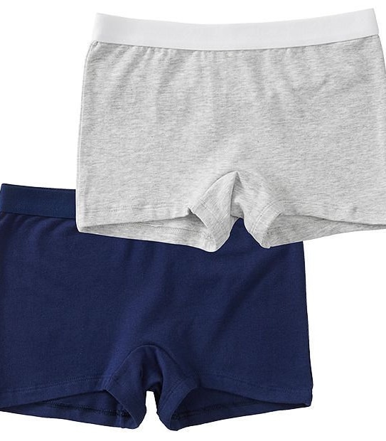 Older Girls 2 Pack Shorties - White