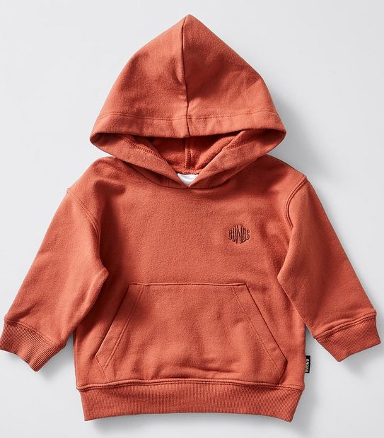 Bonds Stretch Pullover Hoodie - Rust