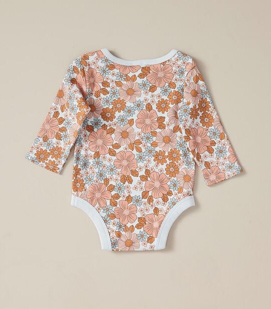 5 Pack Baby Organic Cotton Bodysuits