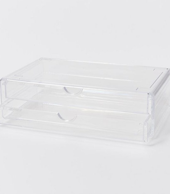 Cosmetic Storage Large Stackable Double Drawers Target Australia