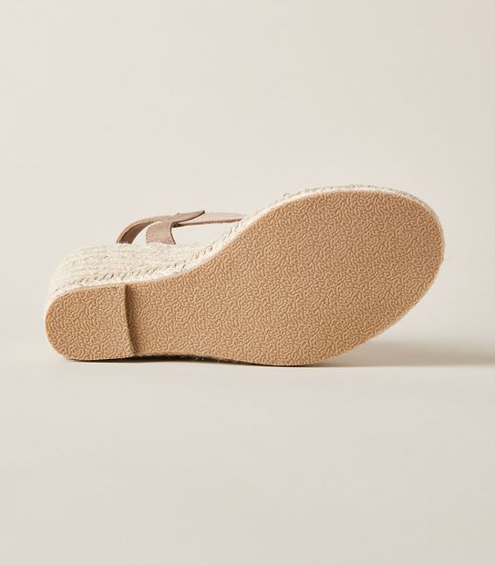 Womens Windsor Crossover Espadrille Wedges