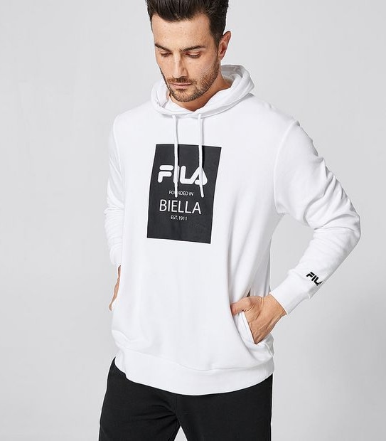 Fila Wyatt Hoodie - White