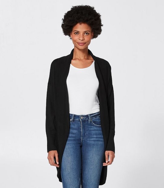 Cocoon Cardigan - Black