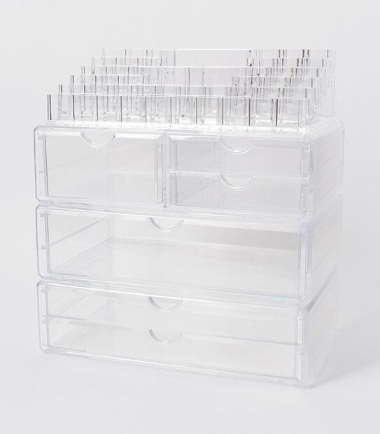 Cosmetic Storage Large Stackable Double Drawers Target Australia