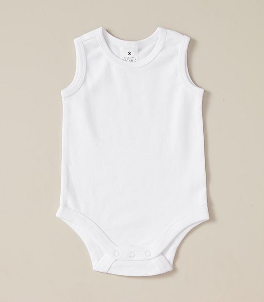 3 Pack Baby Organic Cotton Sleeveless Bodysuits | Target Australia