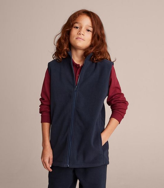Polar Fleece School Vests
