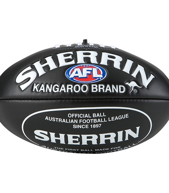 AFL Sherrin Super Soft Touch Junior Football - Black