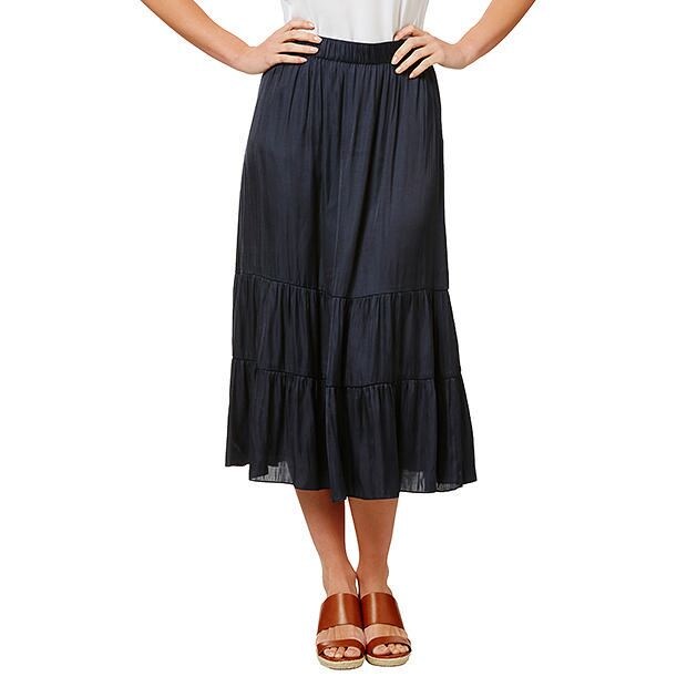 Tiered Midi Skirt Target Australia