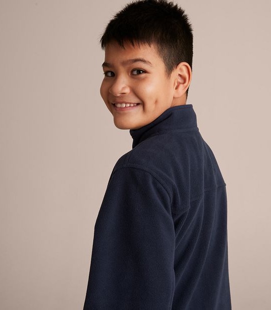 Polar Fleece School Jacket - Blue