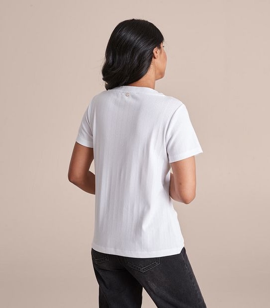 Dannii Minogue Petites Rib V-Neck T-Shirt