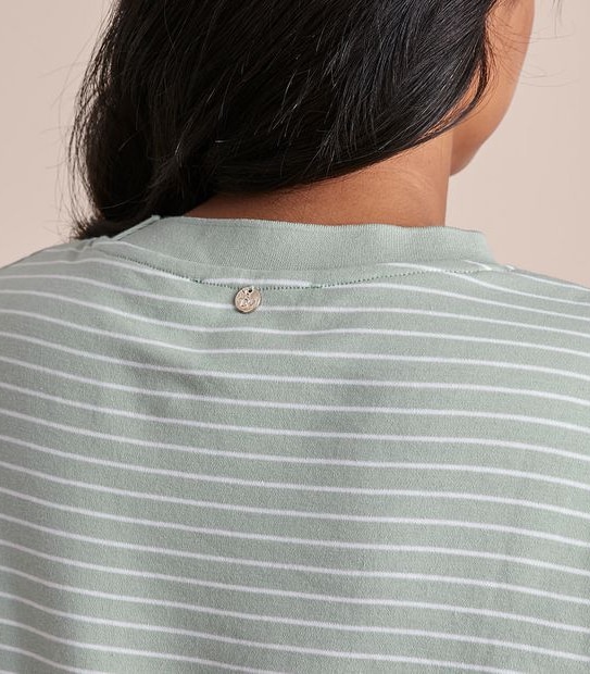 Dannii Minogue Petites Grown On Sleeve Neck Rib T-Shirt 3 of 5