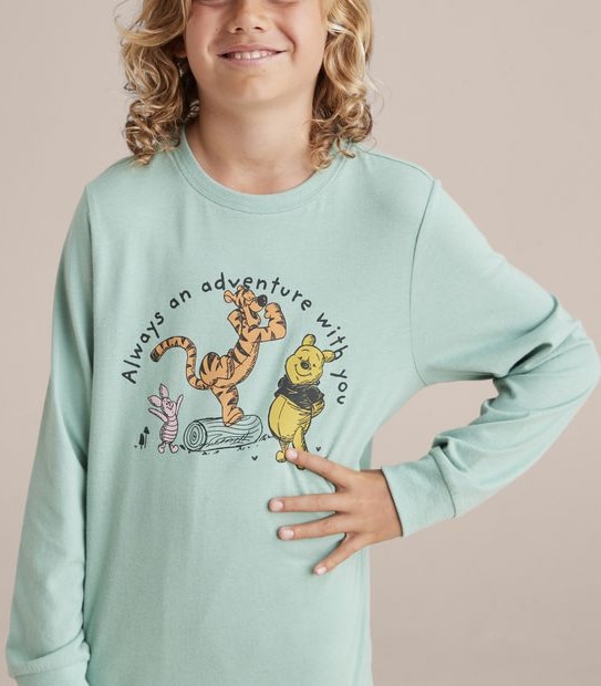 Kids Disney Winnie The Pooh Pyjama Set