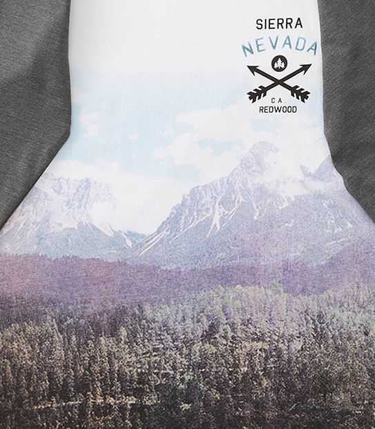 Long Sleeve Raglan Nevada Print T-Shirt 3 of 3