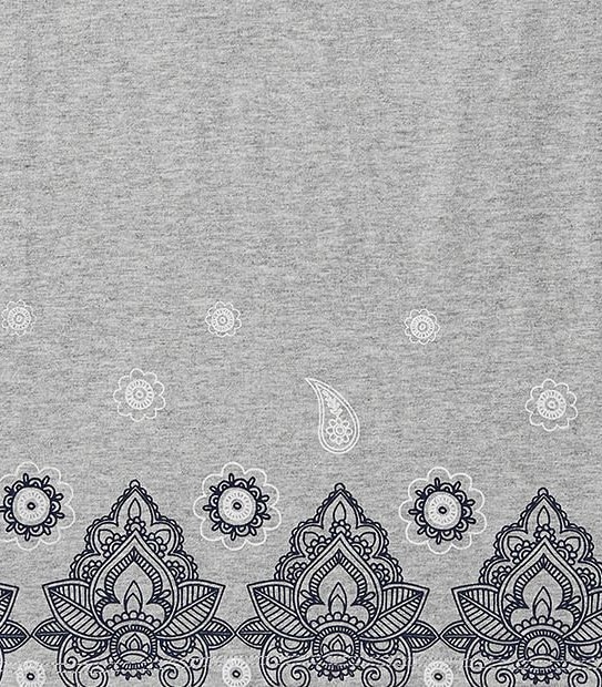 Short Sleeve Border T-Shirt