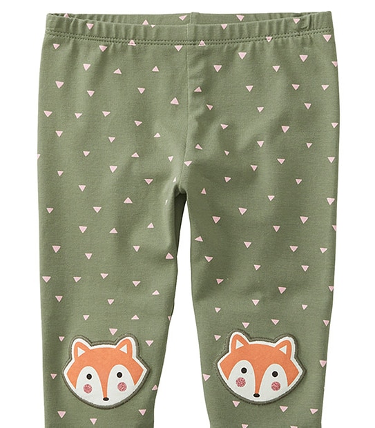 Full Length Fox Knee Leggings 3 of 3