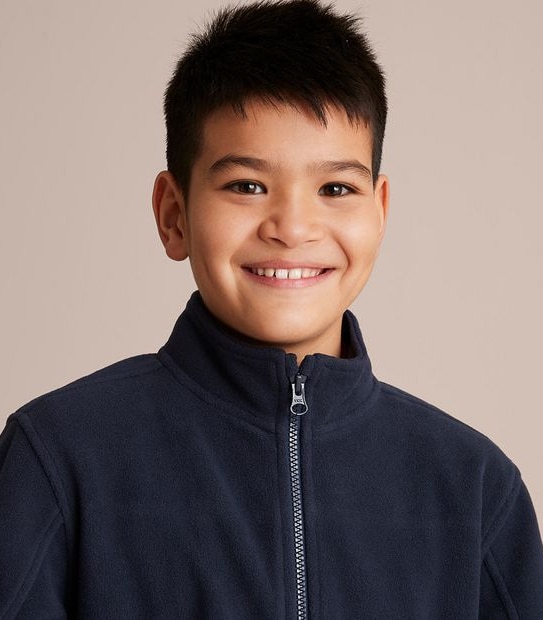 Polar Fleece School Jacket - Blue