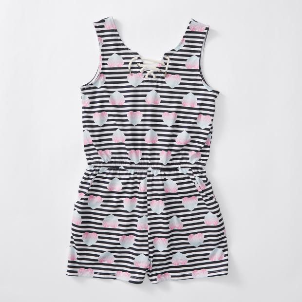 Print Lace Front Playsuit Print Lace Front Playsuit