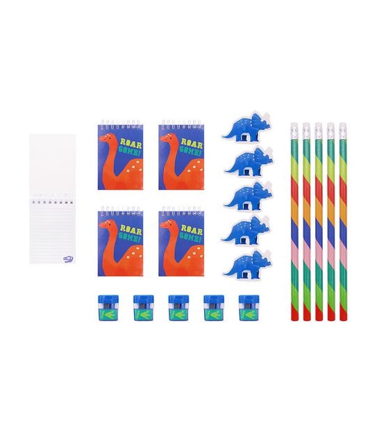 Multi Pack Stationery Set - Dinosaur