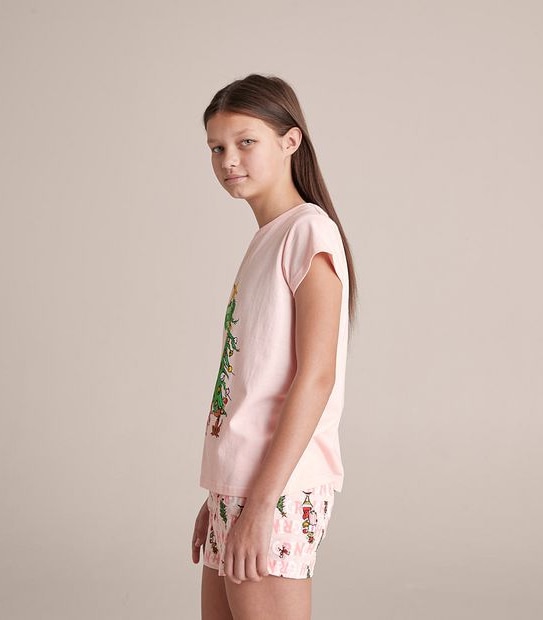 Kids Christmas Grinch Family Matching Cotton Pyjama Set