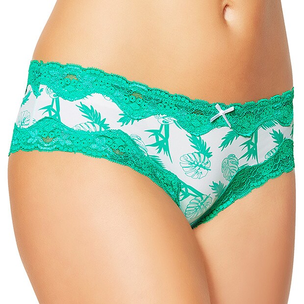 Microfibre Cheeky Cut Bikini Briefs - Atlantis Green Microfibre Cheeky Cut Bikini Briefs - Atlantis Green