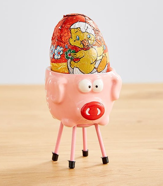 The Fabulous Food Company Animal Egg Cup With Egg - Assorted